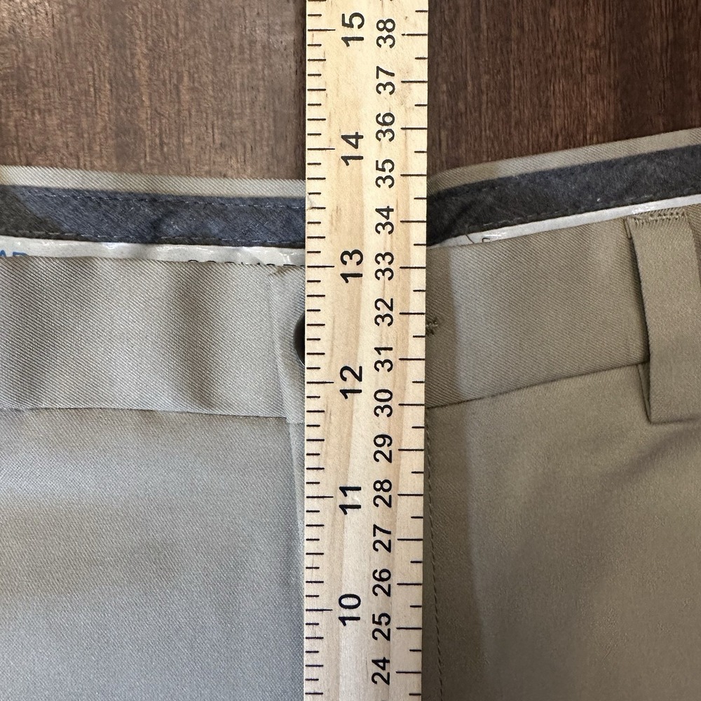 Bundle 2 Men's Haggar Cool 18 Pro Classic Fit Chino Pants 44x30 Khaki Black Golf - Picture 14 of 15